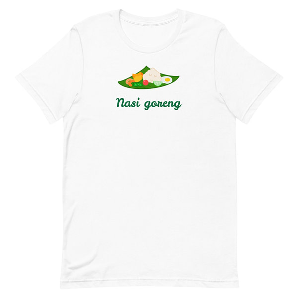 nasi goreng dish t-shirt design