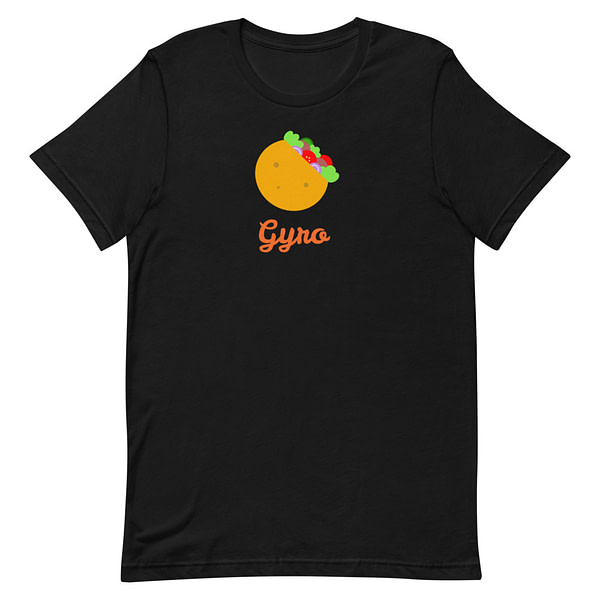 gyro dish t-shirt design