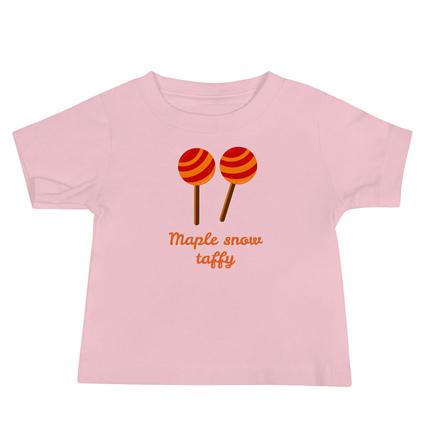 maple snow taffy dish t-shirt design