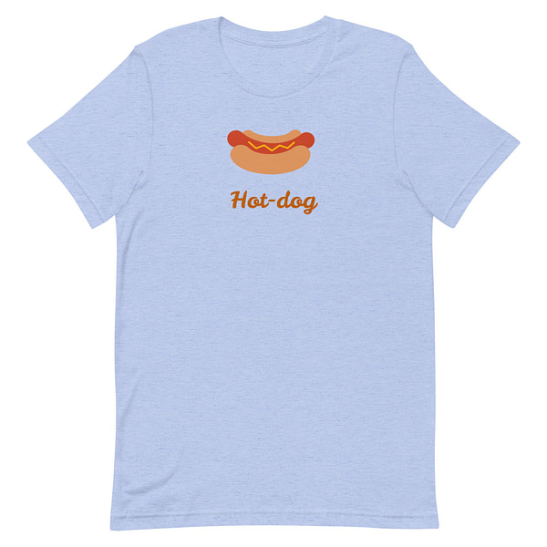 hot-dog dish t-shirt design