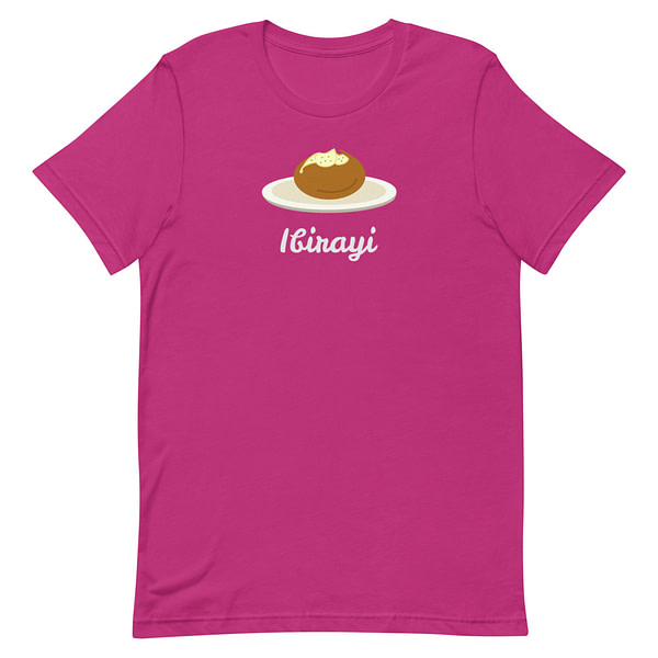 ibirayi dish t-shirt design