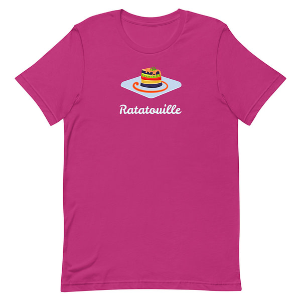 ratatouille dish t-shirt design