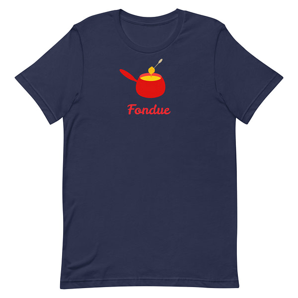 fondue dish t-shirt design