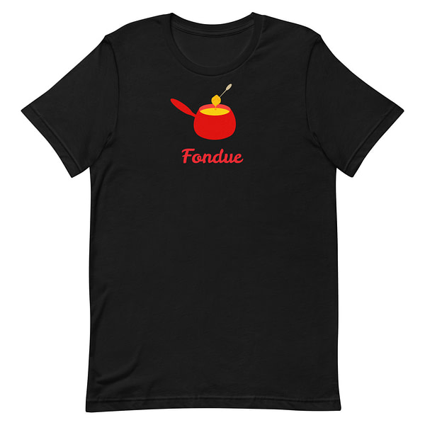 fondue dish t-shirt design