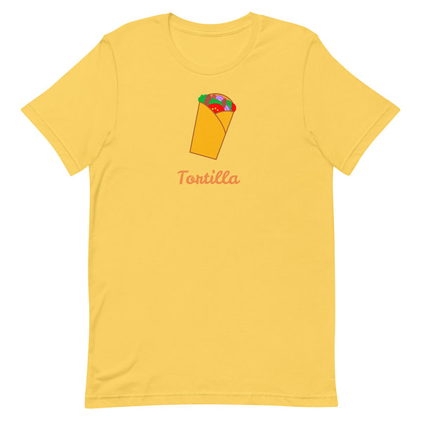 tortilla dish t-shirt design