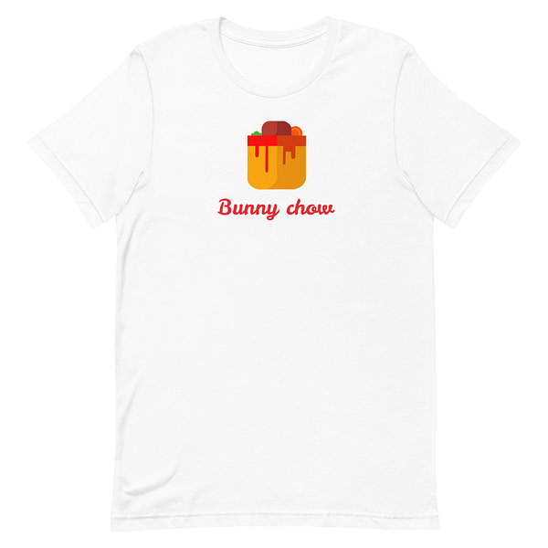 bunny chow dish t-shirt design