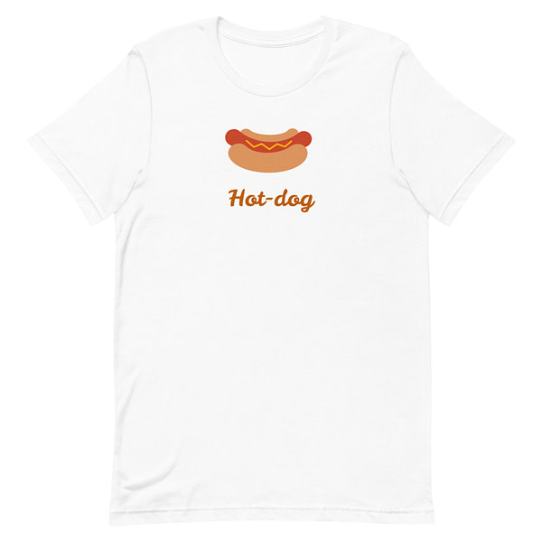 hot-dog dish t-shirt design