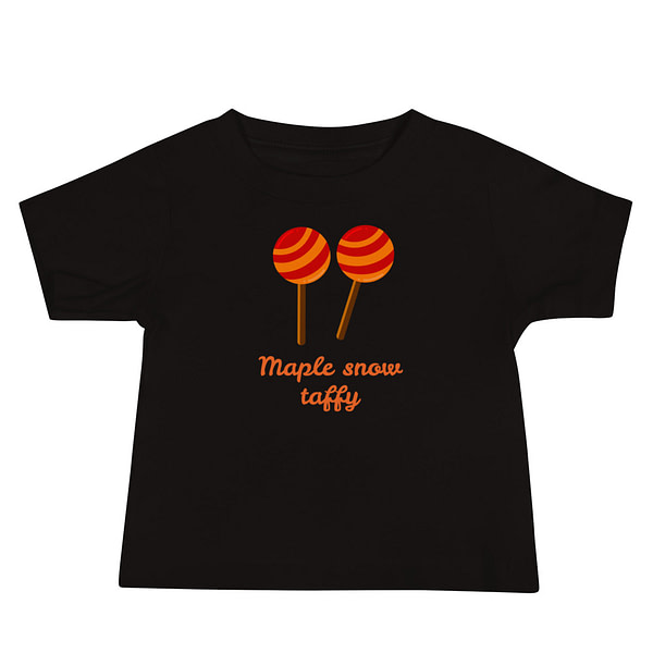 maple snow taffy dish t-shirt design