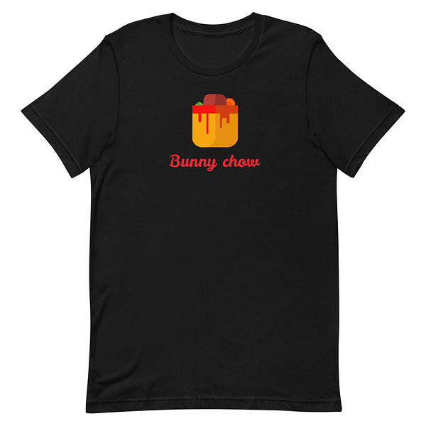 bunny chow dish t-shirt design