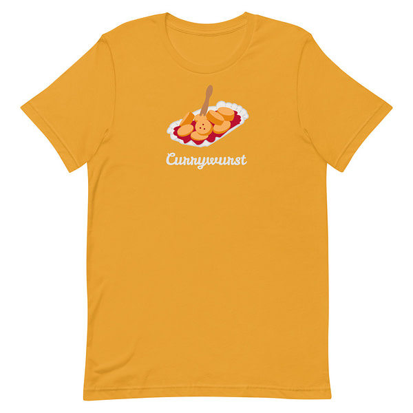 currywurst dish t-shirt design
